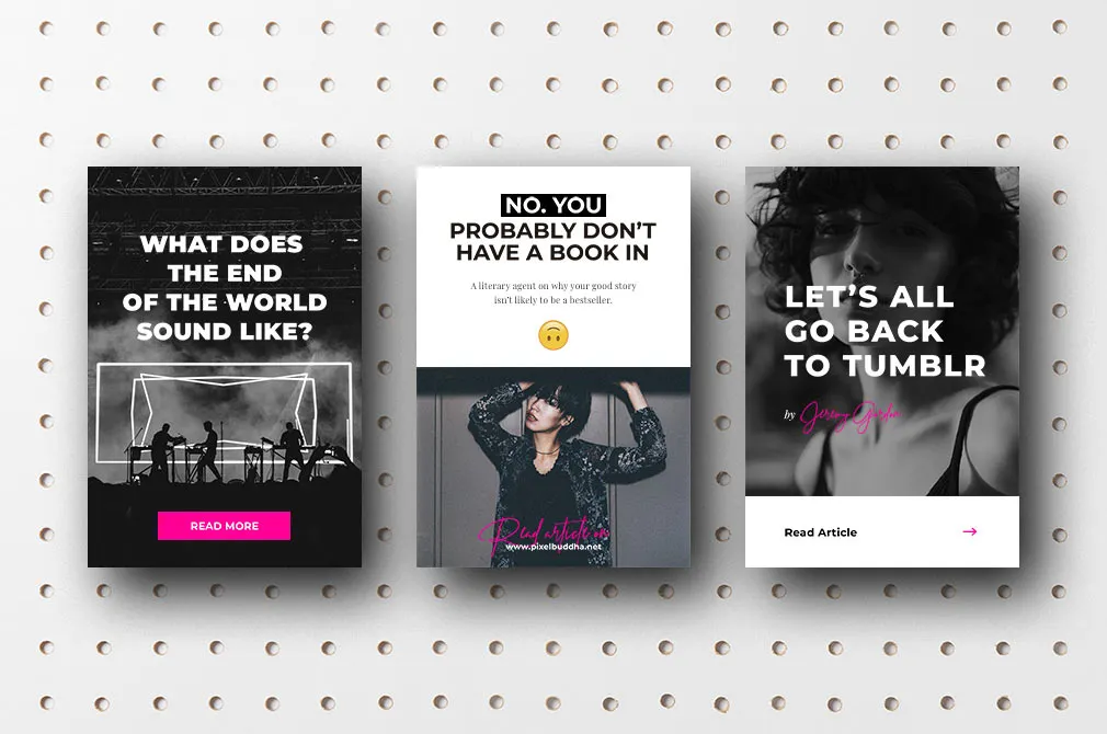 Pinterest Social Media Templates