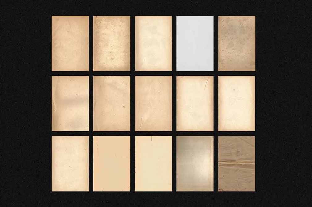 92 Retro Paper Textures