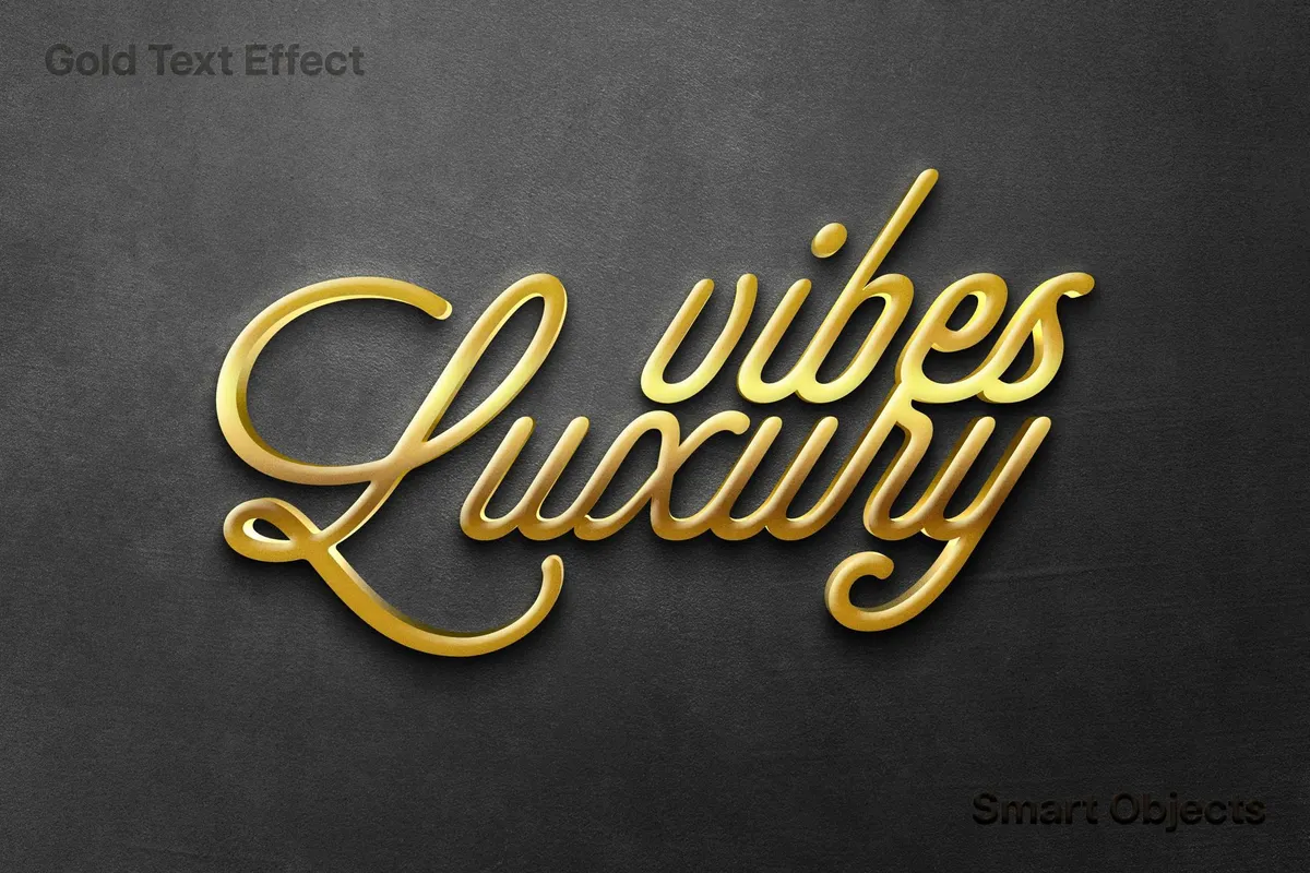 Golden Text Effect