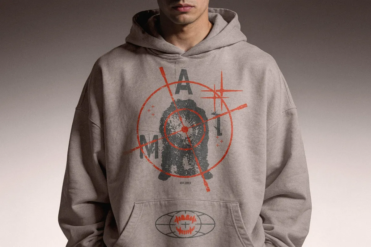 Pullover Hoodie Mockup