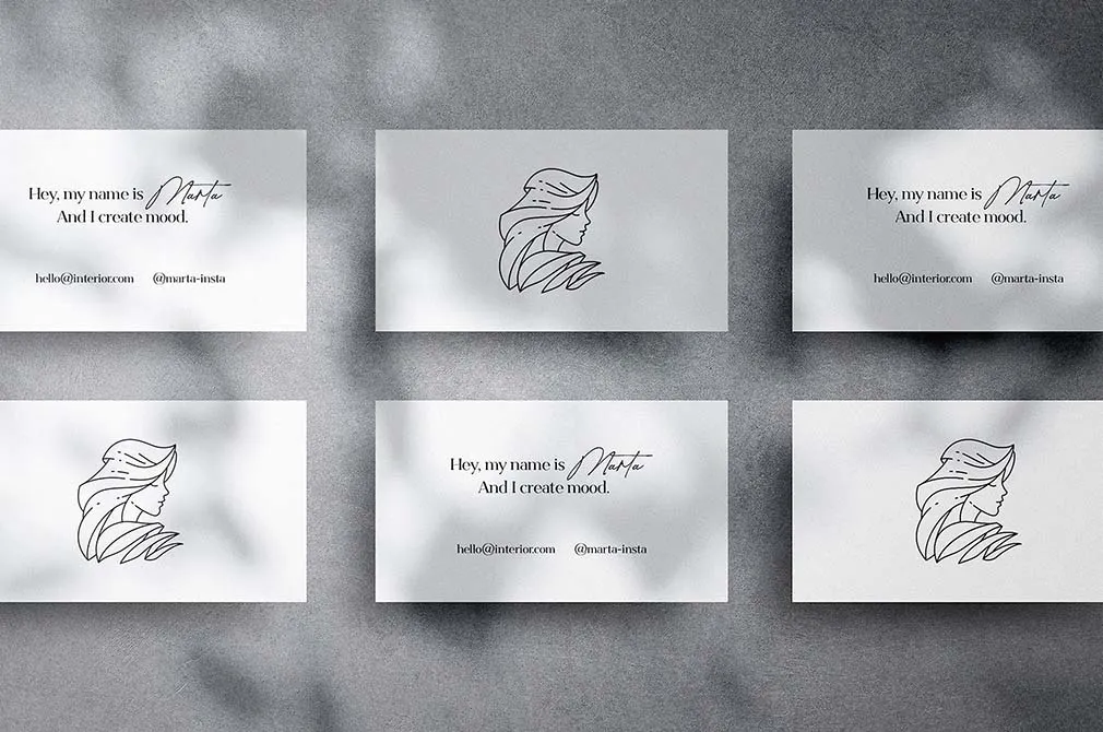 Floral Shadow Overlays