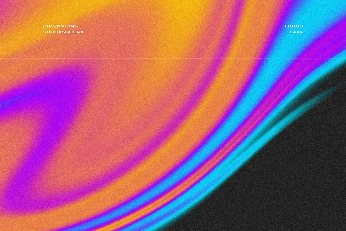 Liquid Lava Luminescent Textures