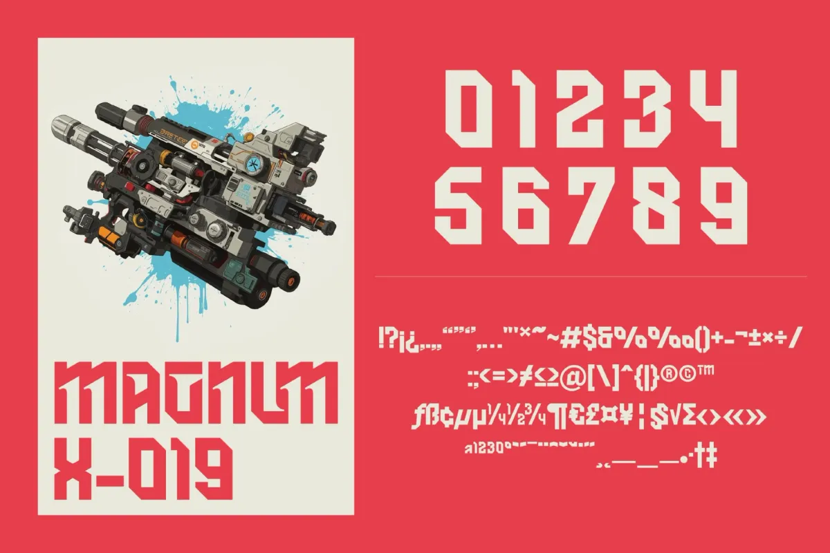 Pristh - Bold Tech Display Font