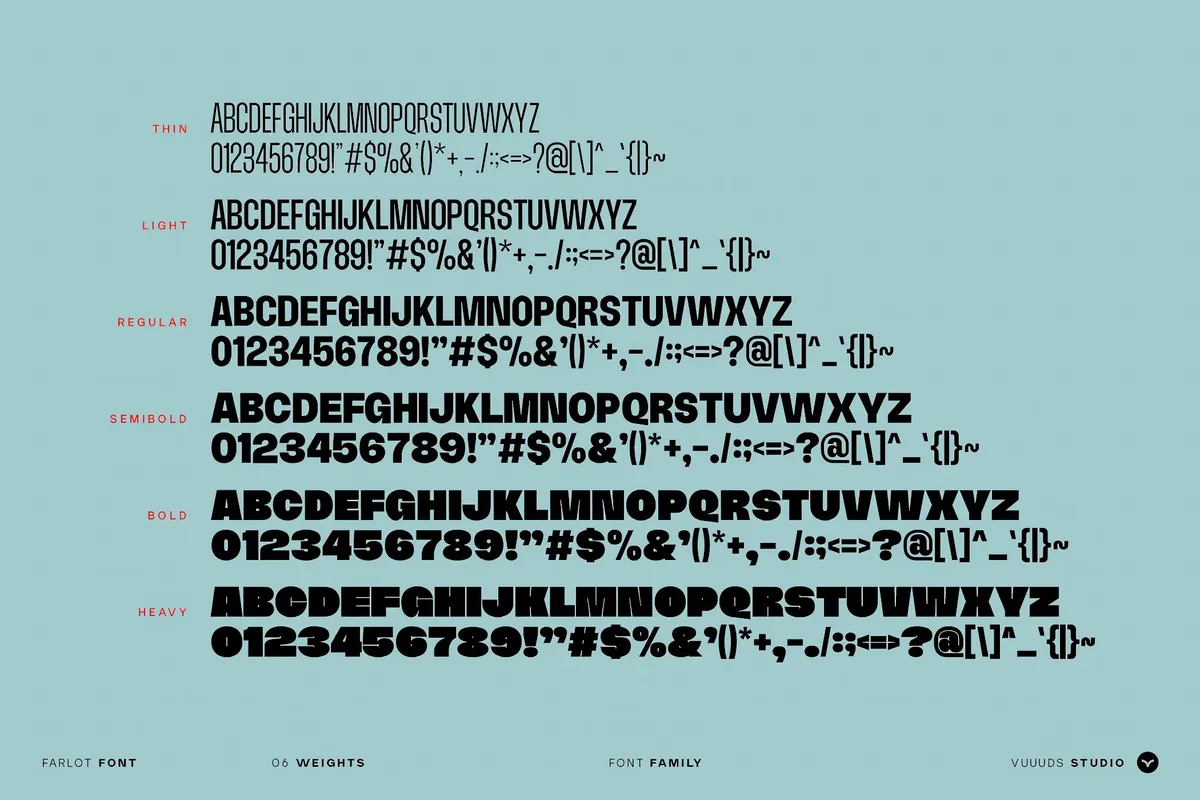 Farlot - Bold Sans Serif Display Family