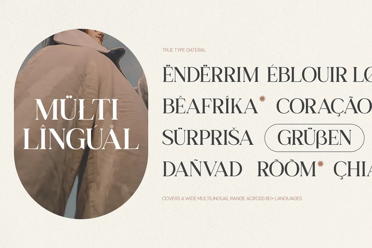 TRT Gateral – Elegant Serif Font