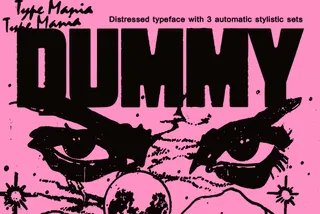 Dummy TM — Bold Distressed Type