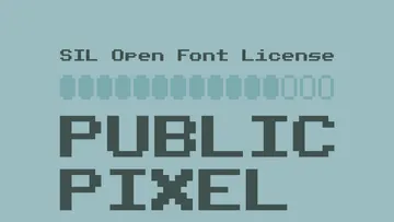 Public Pixel Font
