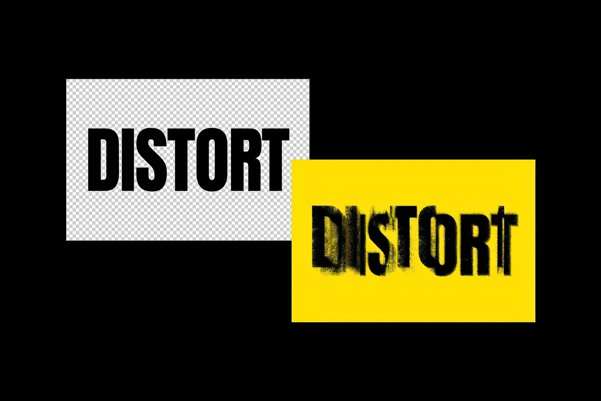 Sandy Distort Text Effect