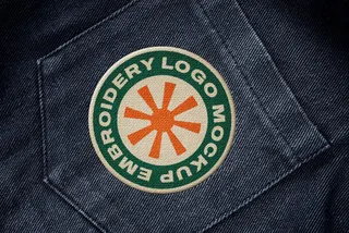 Embroidery Logo Mockup