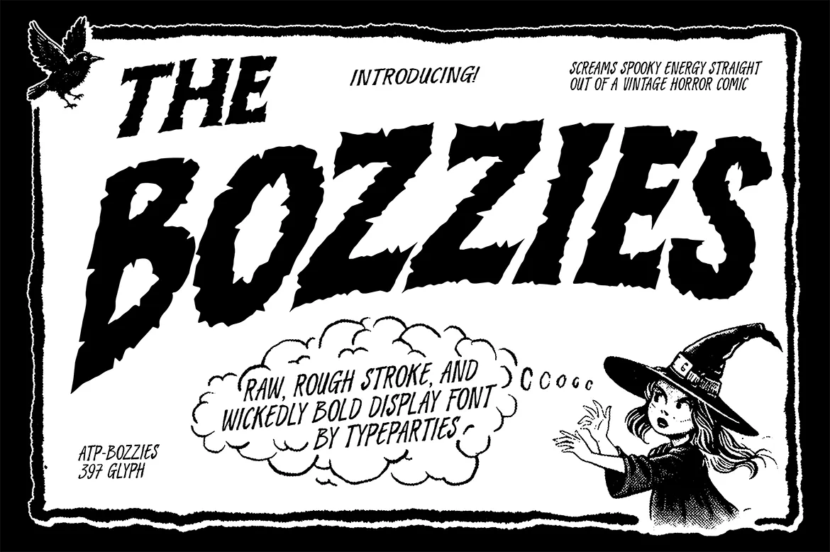 Bozzies – Horror Halloween Font