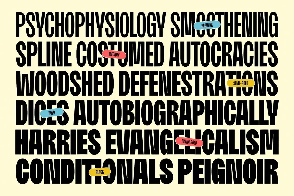 Moldin — Condensed Sans Serif Font