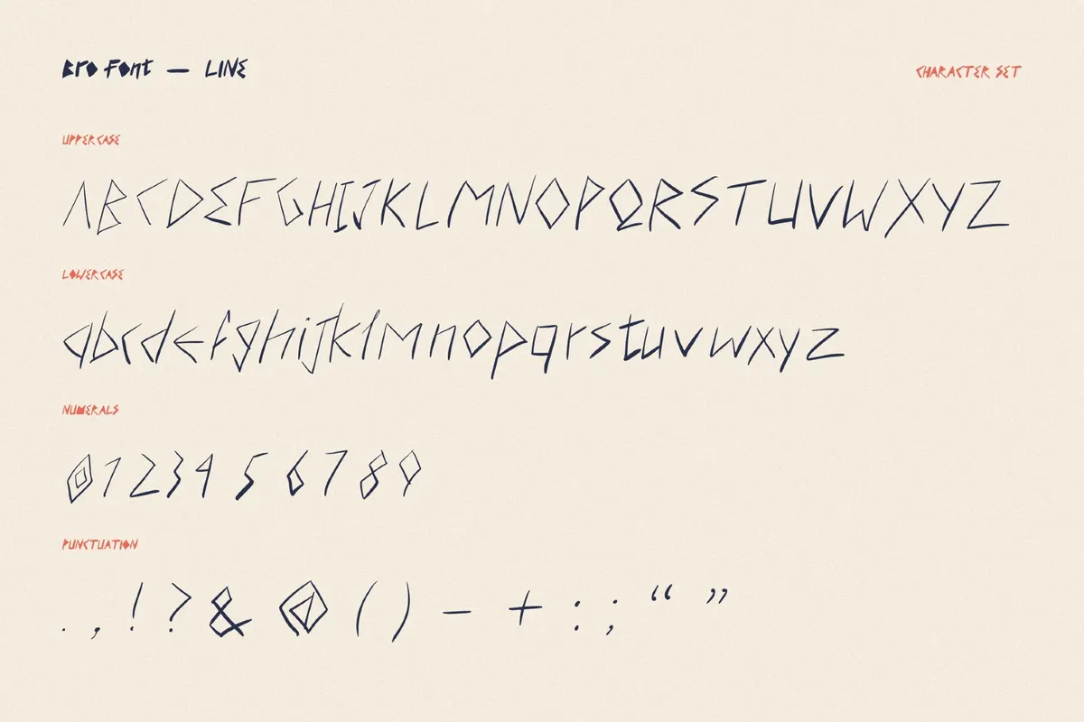 Bro - Punk Font Family