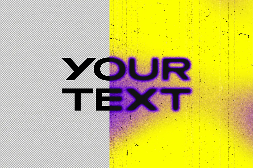 Grunge Neon Text Effect