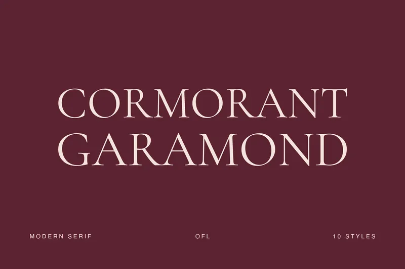 Cormorant Garamond - Free Old-Style Serif