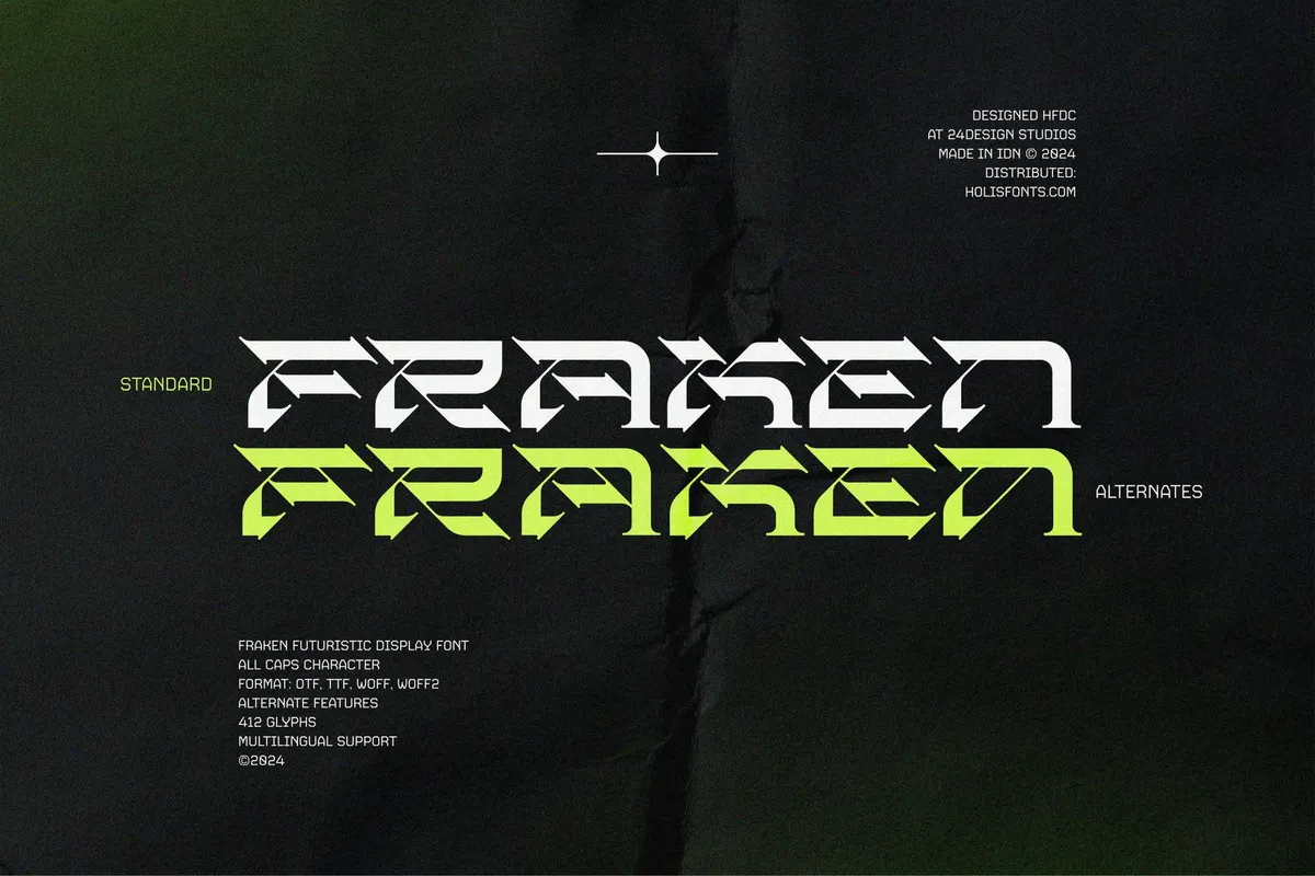 Fraken Futuristic Font