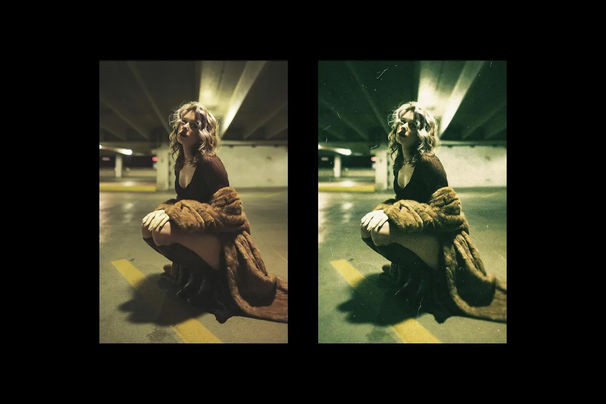 Dark Cinematic Photo Effect