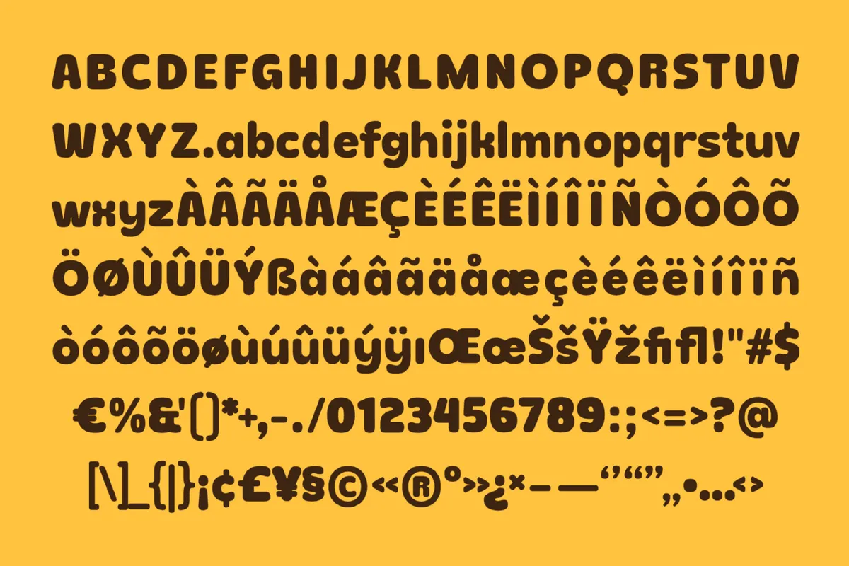 SFC Ink Bolt - Rounded Display Font
