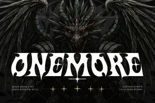Onemore - Fantasy Game Font