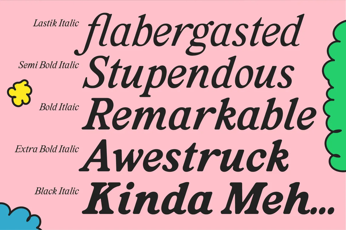 Lastik - Retro Serif Font Family