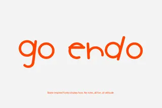 Go Endo - Funny Urban Font