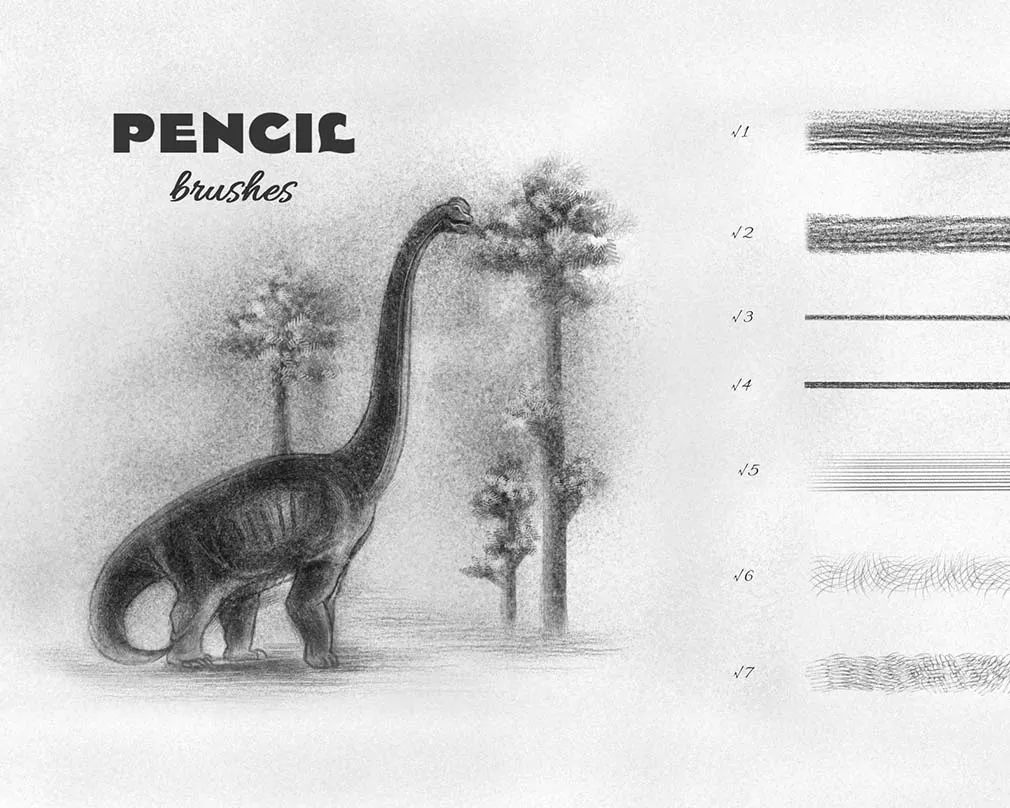 Sketch Pencil Procreate Brushes