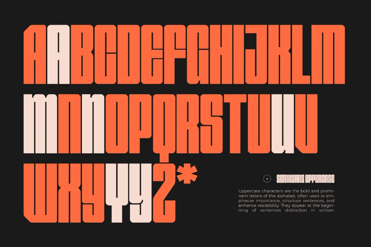 Seriusans - Bold Condensed Sans
