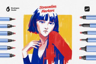 Streamline Markers - Procreate Brushes
