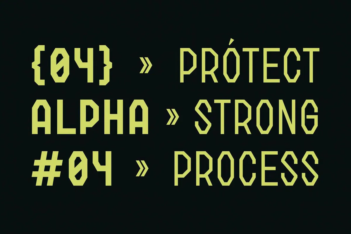 Matech Monospace Techno Font