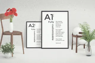 Front View Mockup Scene
