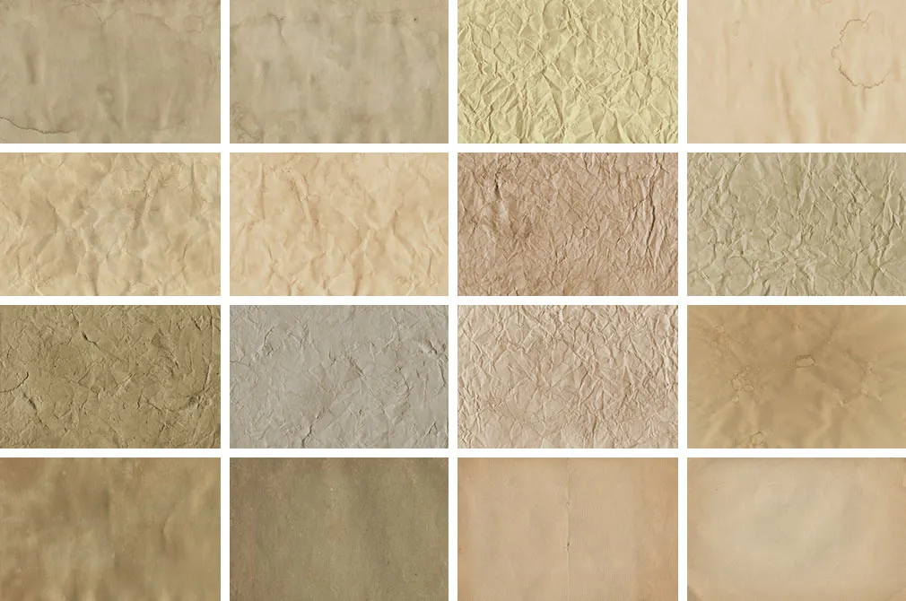 Vintage Paper Textures Set