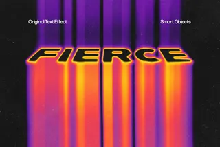 Bright Floating Text Effect