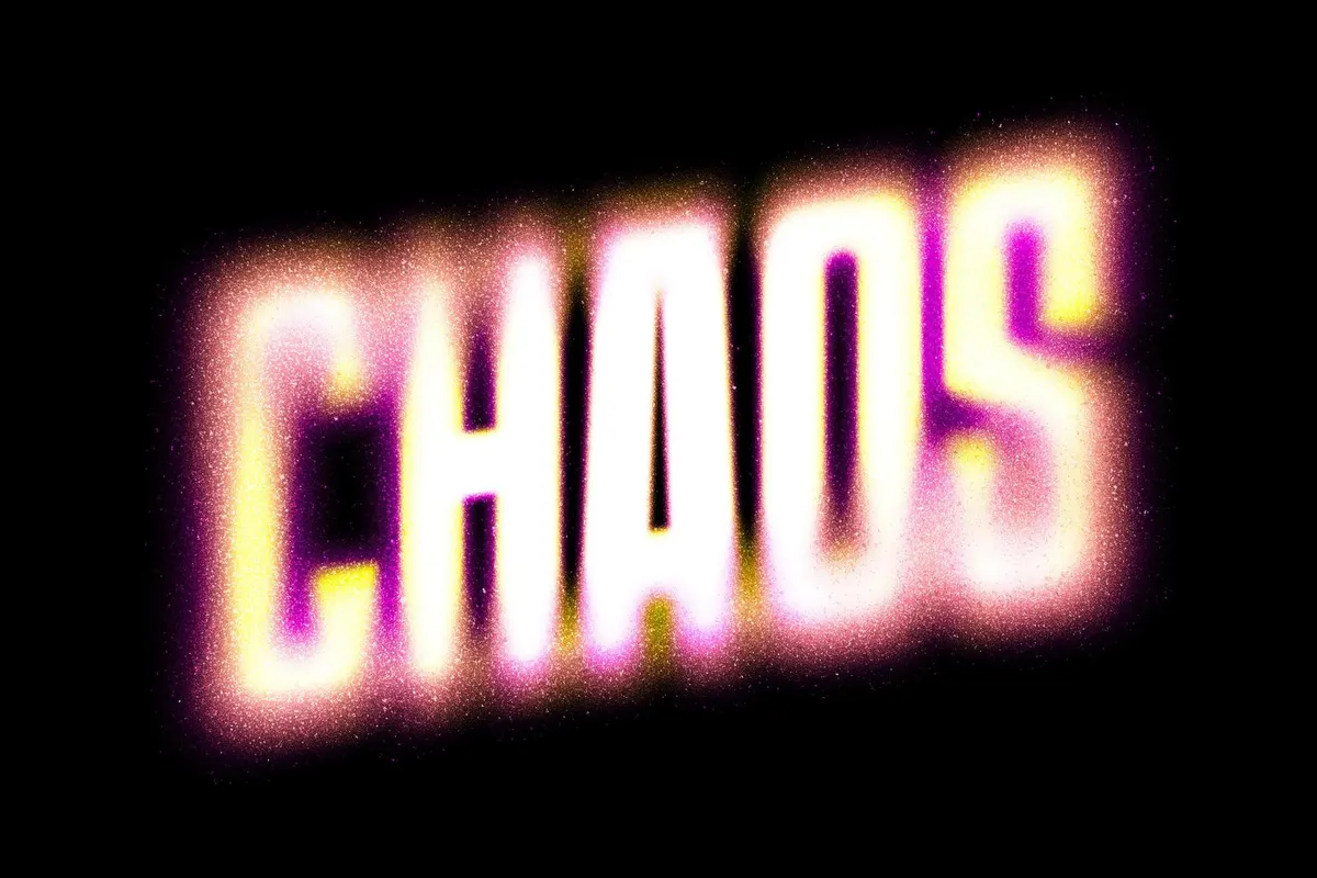 Glam Sparkles Blur Text Effect