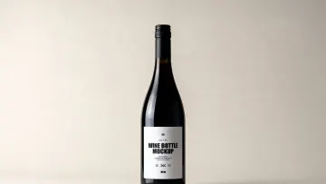 Screw-cap Wine Bottle Mockup