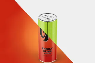 Energy Drink Mockup Set