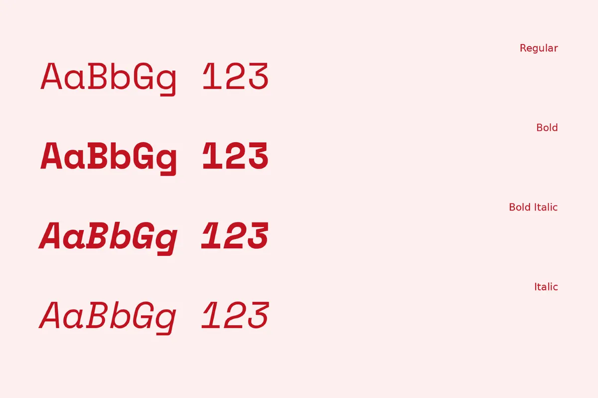 Space Mono Font Family