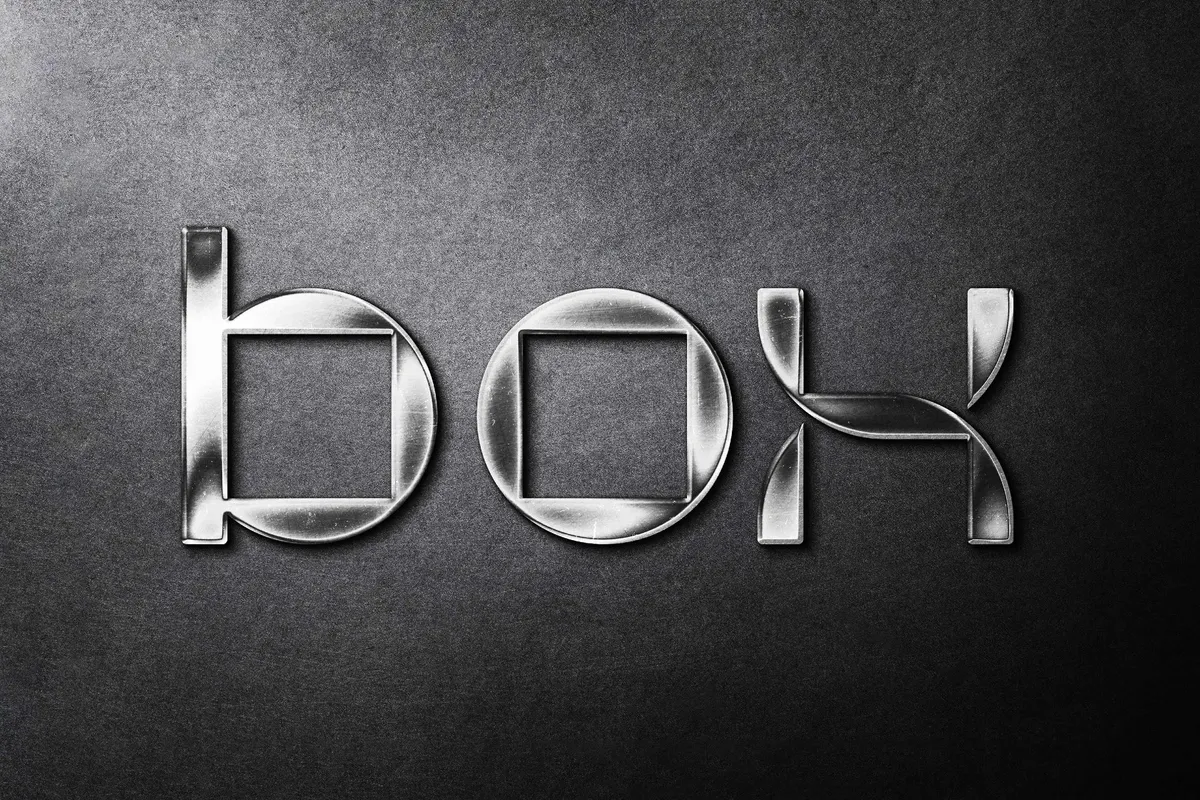 Realistic Silver Text & Logo Mockup