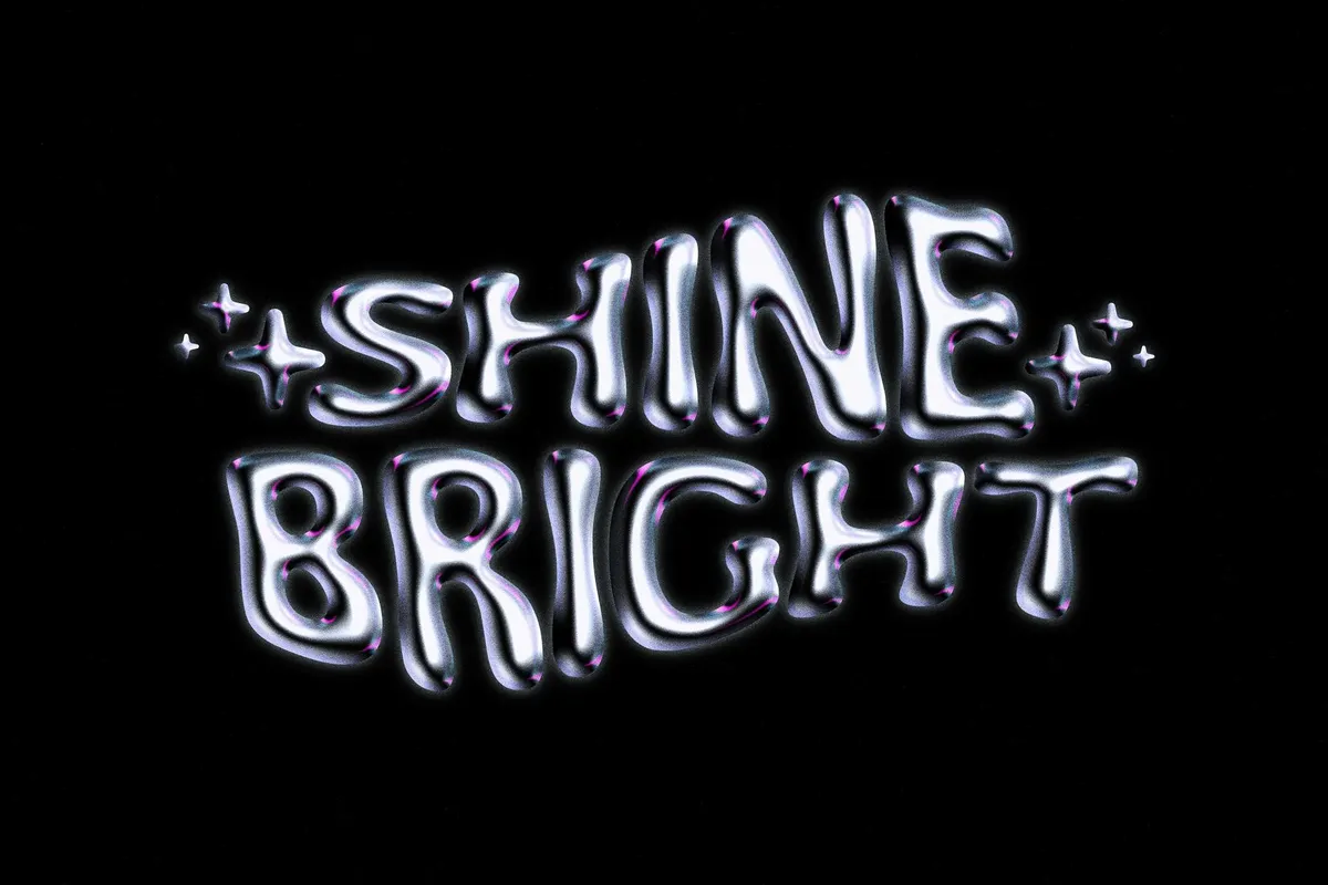 Liquid Chrome Text & Logo Effect