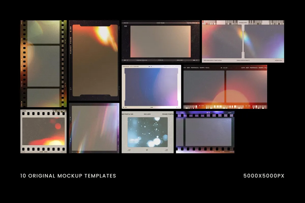 Film Frames Mockup Collection