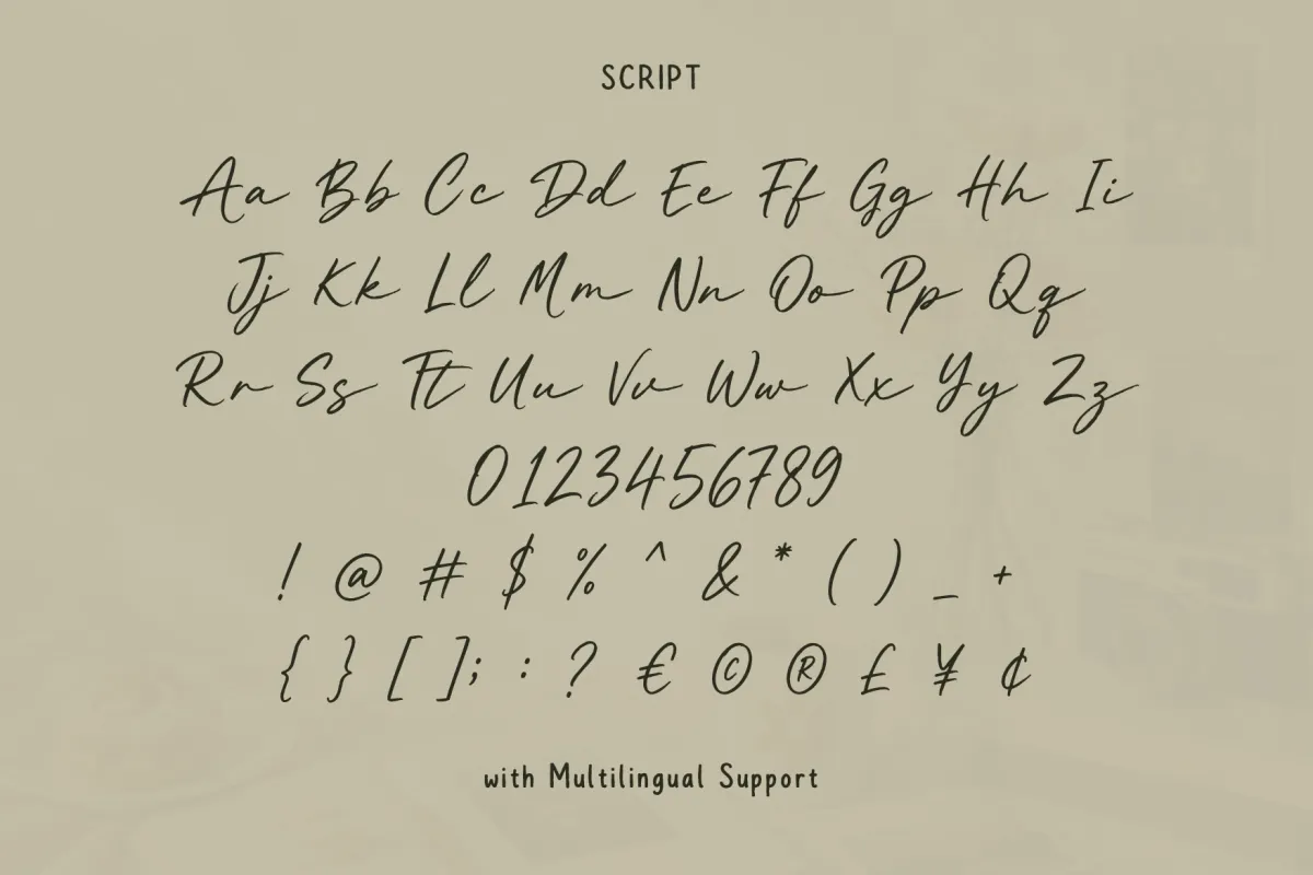 The Sunday Atelier - Handwritten Font Trio