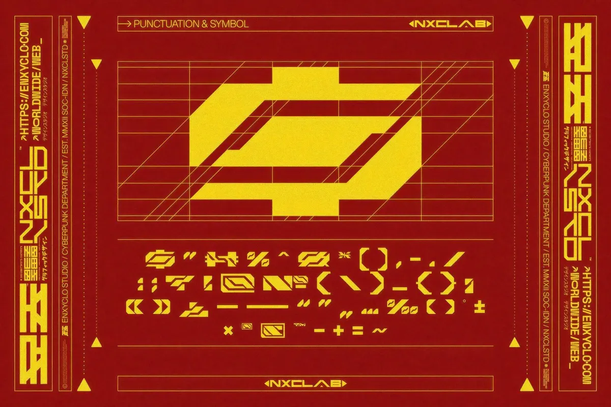NCL Raxor — Futuristic Cyberpunk Font
