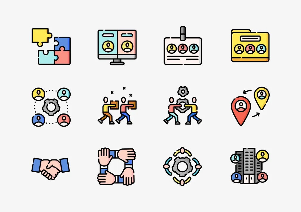 Teamwork Free Vector Icons