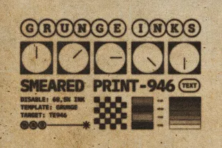 Ink Smudge Print Text Effect