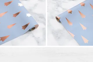 Gift Wrapping Paper Mockup Set