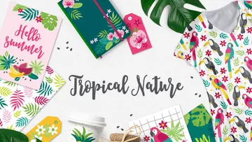 Tropical Nature Vector Graphics