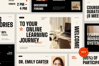 Online Course Education Powerpoint Template