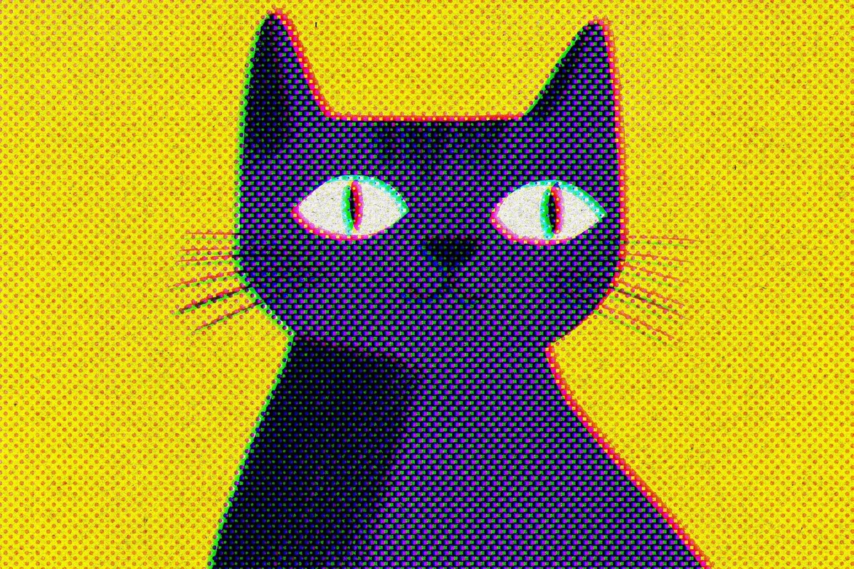 Halftone Retro Print Effect