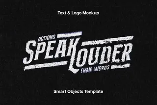 Ink Distortion Text Effect