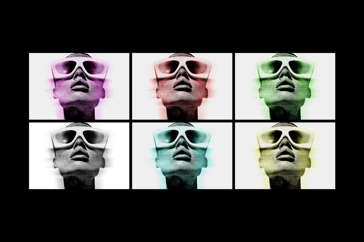 Bad Color Print Photo Effect