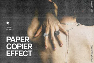 Paper Copier Photo Effect