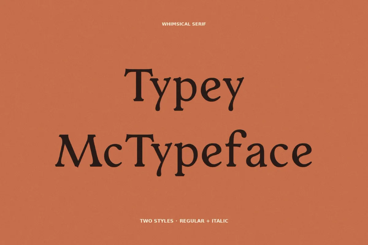 Typey McTypeface - Free Fantasy Font